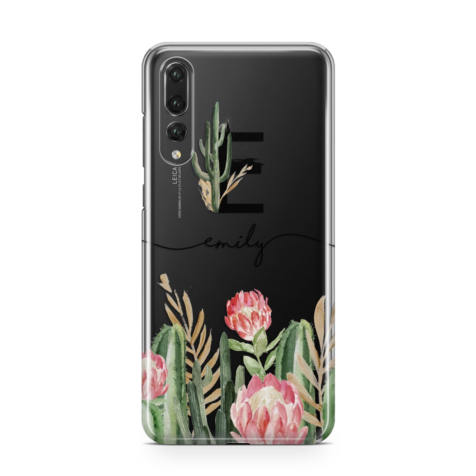 Personalised Cactus Huawei P20 Pro Phone Case