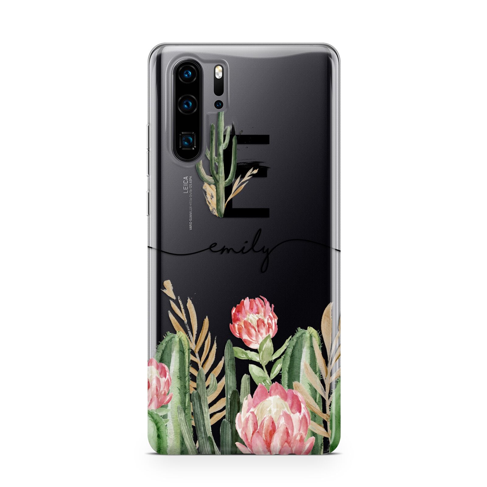 Personalised Cactus Huawei P30 Pro Phone Case