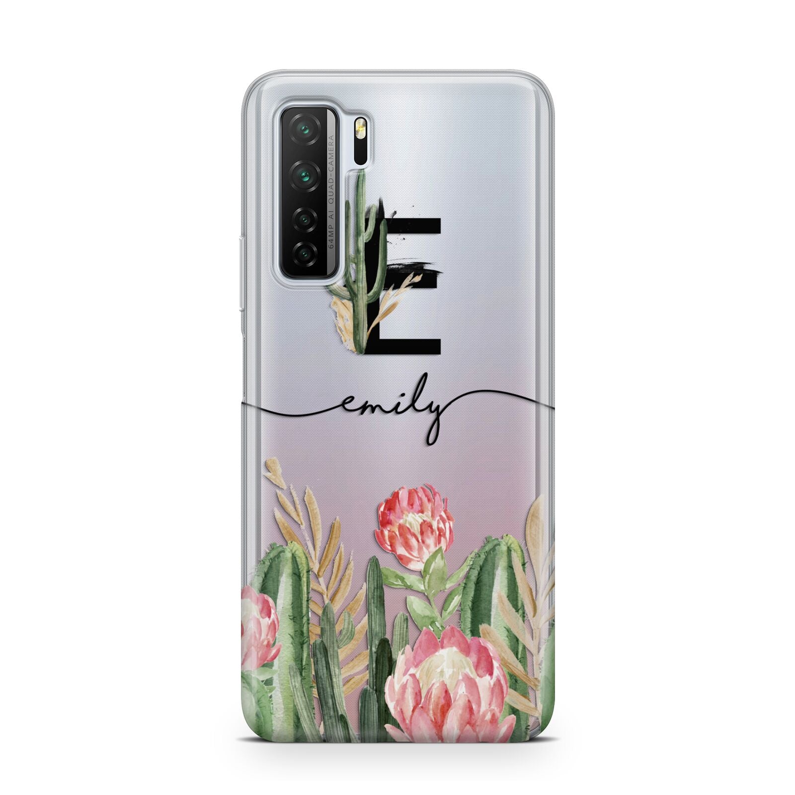 Personalised Cactus Huawei P40 Lite 5G Phone Case