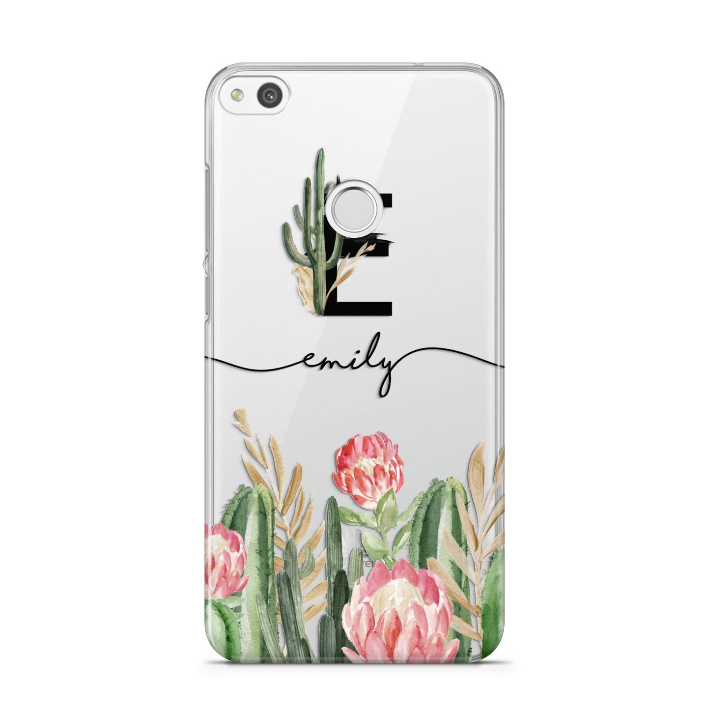 Personalised Cactus Huawei P8 Lite Case