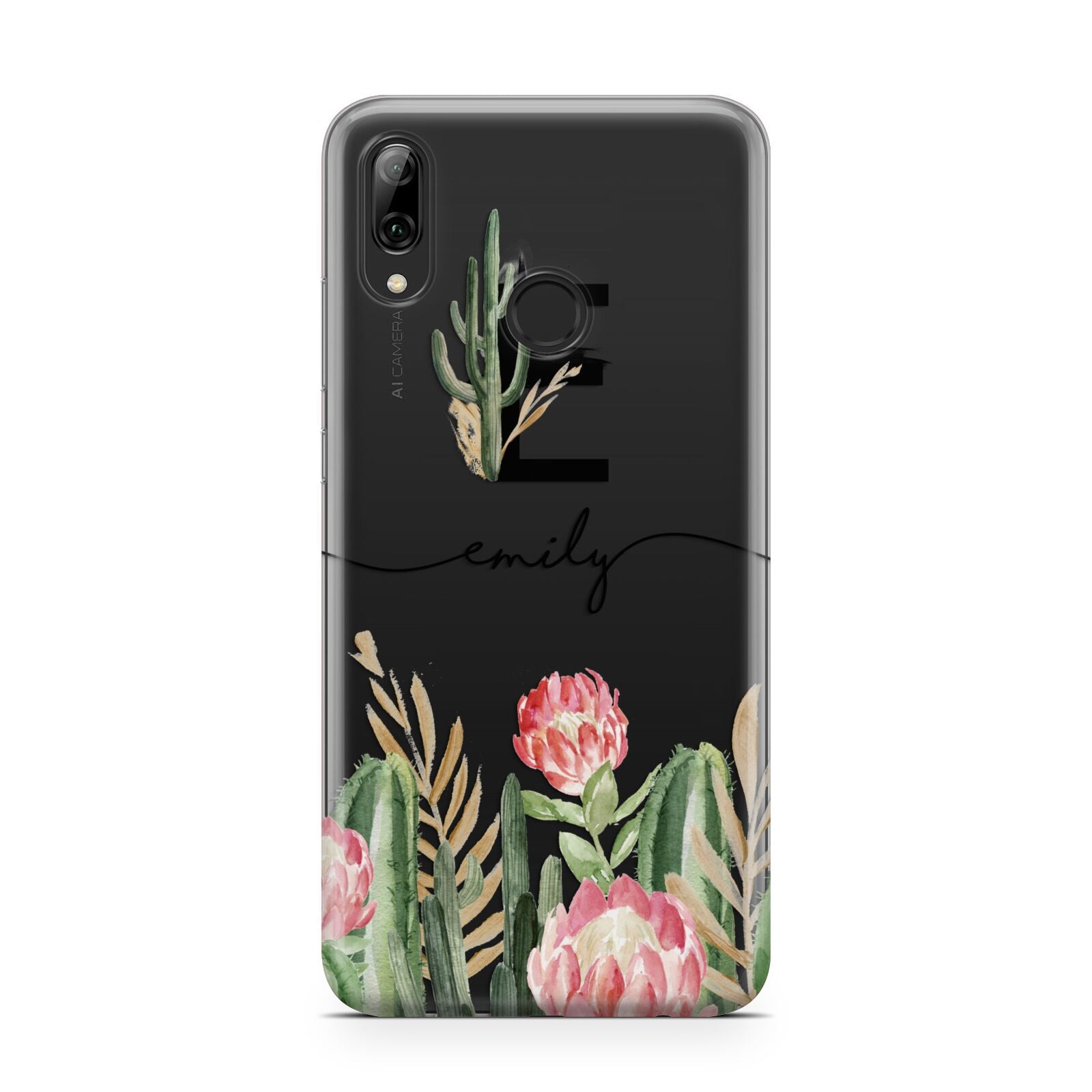 Personalised Cactus Huawei Y7 2019