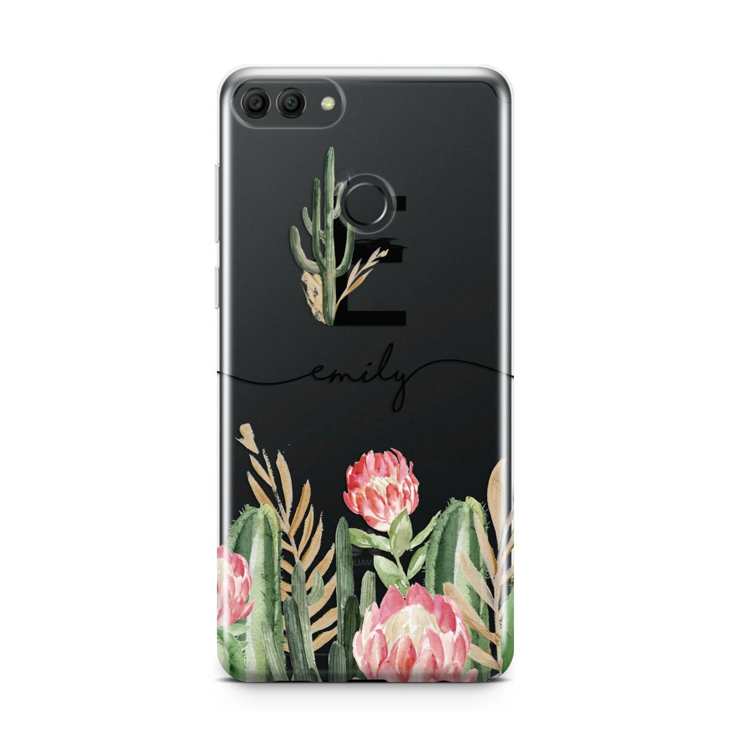 Personalised Cactus Huawei Y9 2018