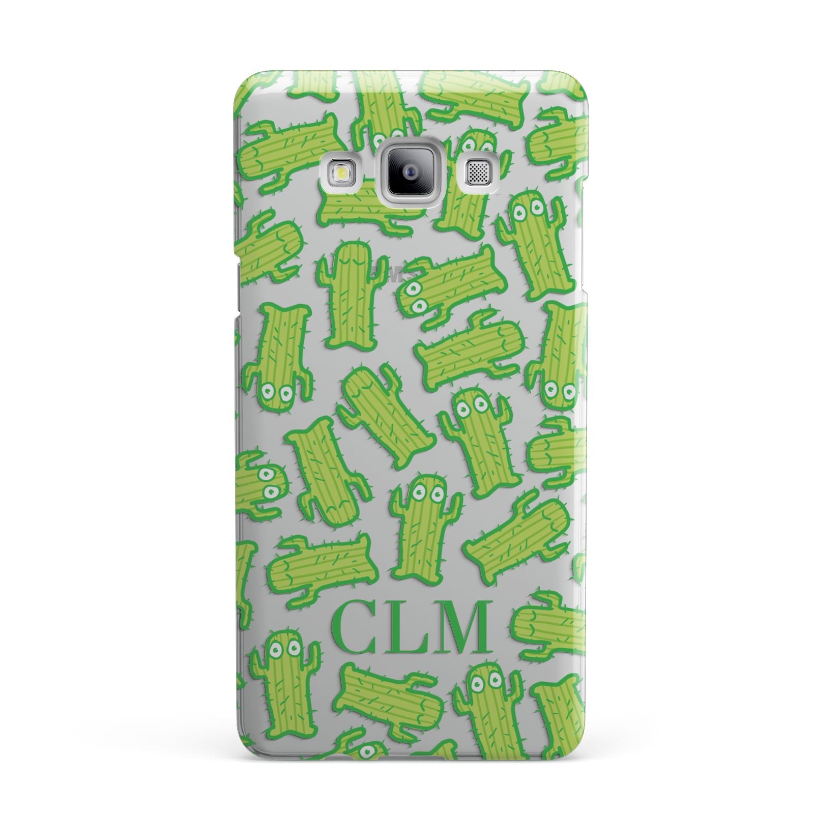 Personalised Cactus Initials Samsung Galaxy A7 2015 Case