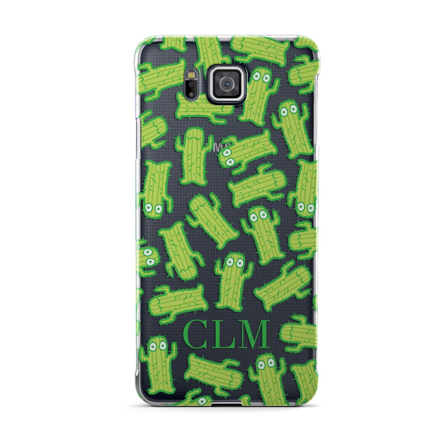 Personalised Cactus Initials Samsung Galaxy Alpha Case