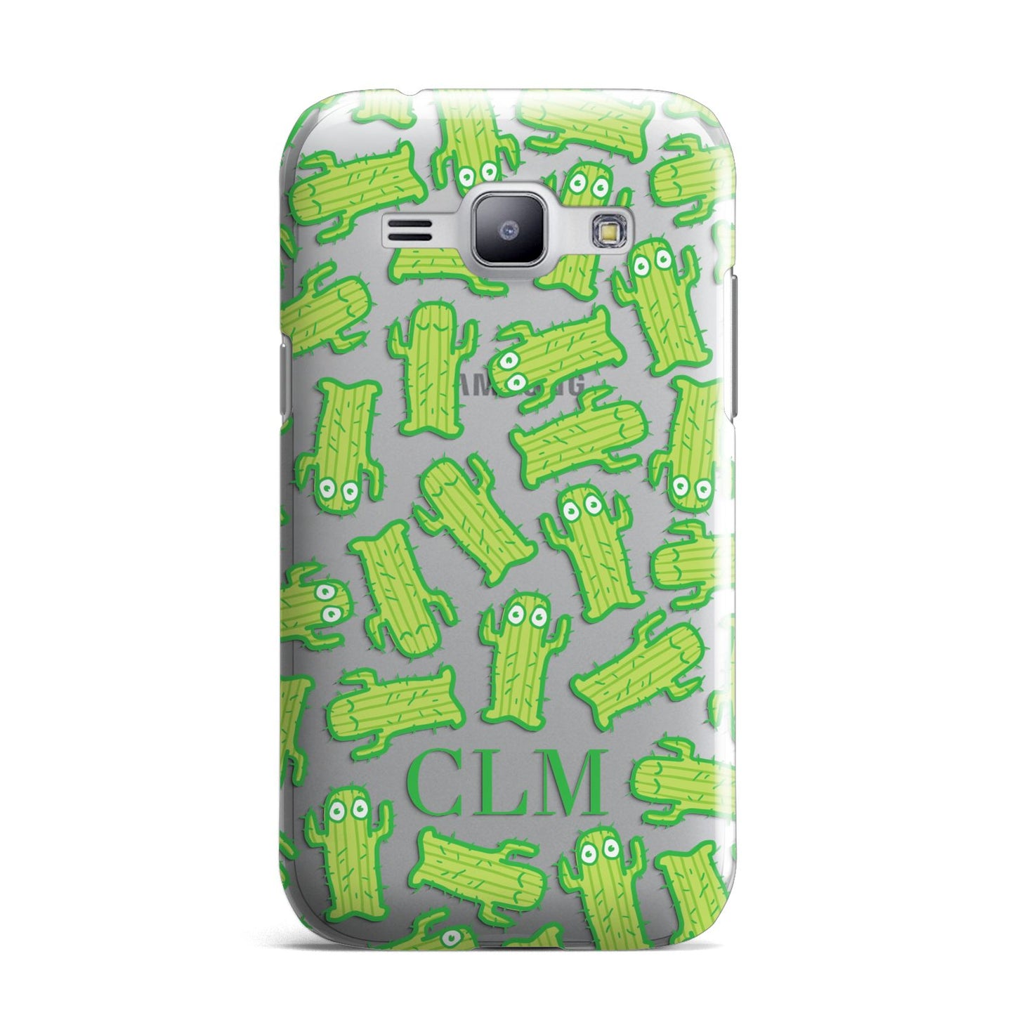 Personalised Cactus Initials Samsung Galaxy J1 2015 Case