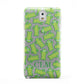 Personalised Cactus Initials Samsung Galaxy Note 3 Case