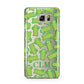Personalised Cactus Initials Samsung Galaxy Note 5 Case