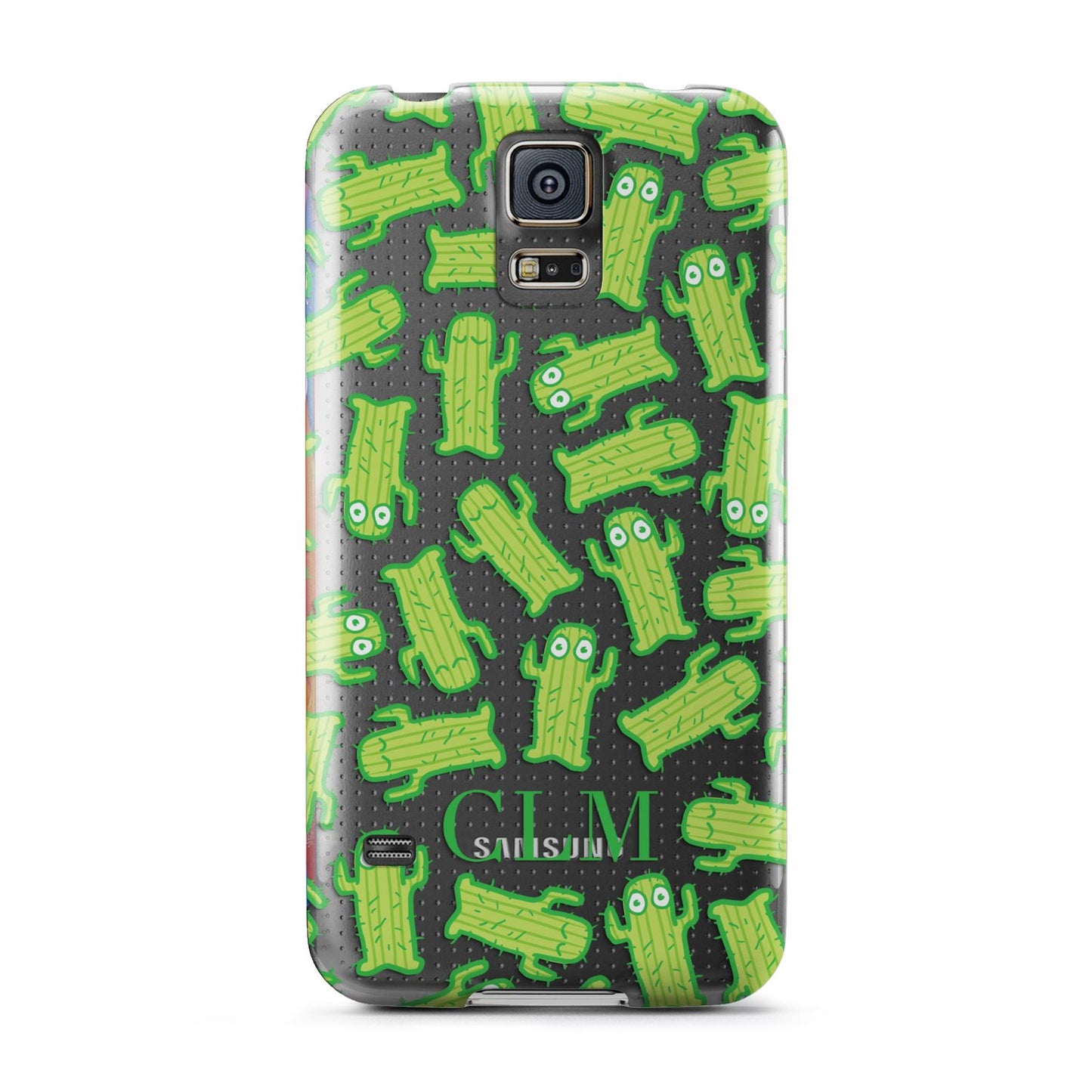 Personalised Cactus Initials Samsung Galaxy S5 Case