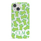 Personalised Cactus Initials iPhone 13 Mini Full Wrap 3D Snap Case