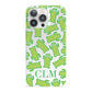 Personalised Cactus Initials iPhone 13 Pro Full Wrap 3D Snap Case