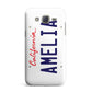 Personalised California License Plate Samsung Galaxy J7 Case