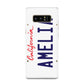 Personalised California License Plate Samsung Galaxy Note 8 Case