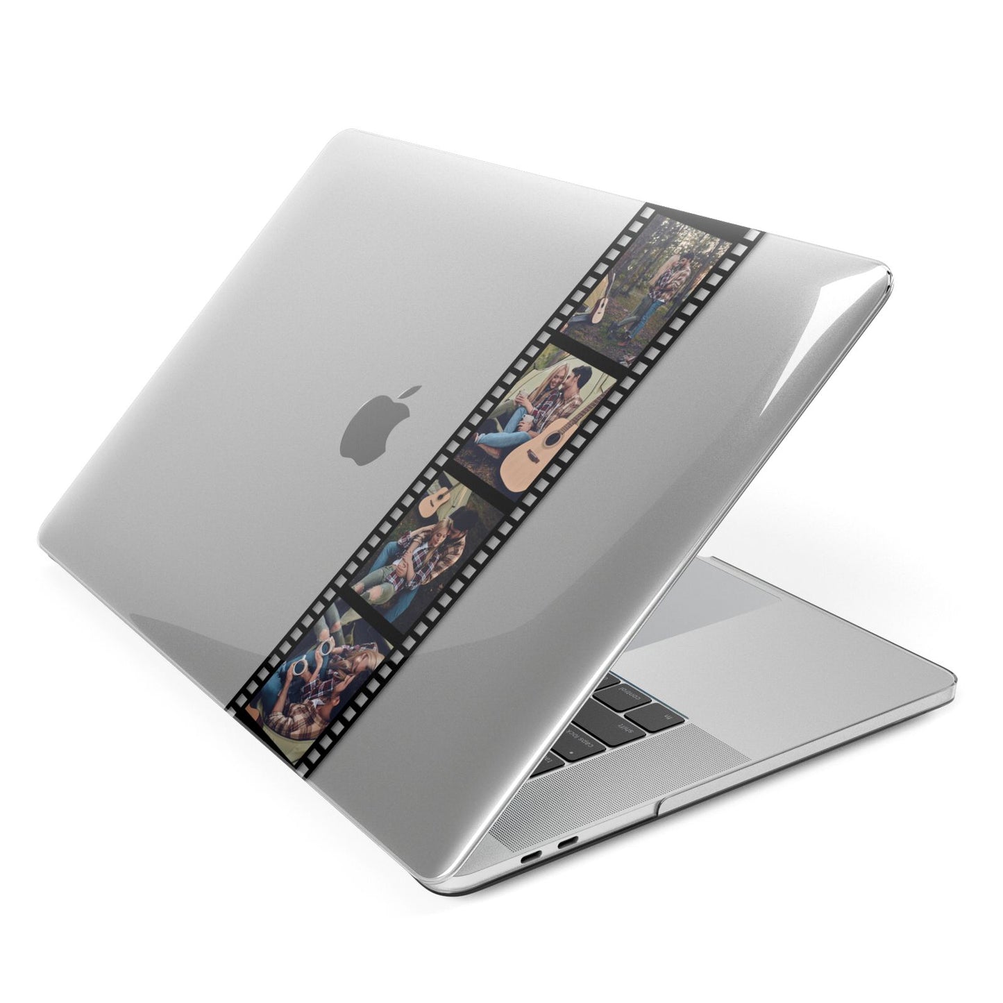 Personalised Camera Film Photo Apple MacBook Case Side View