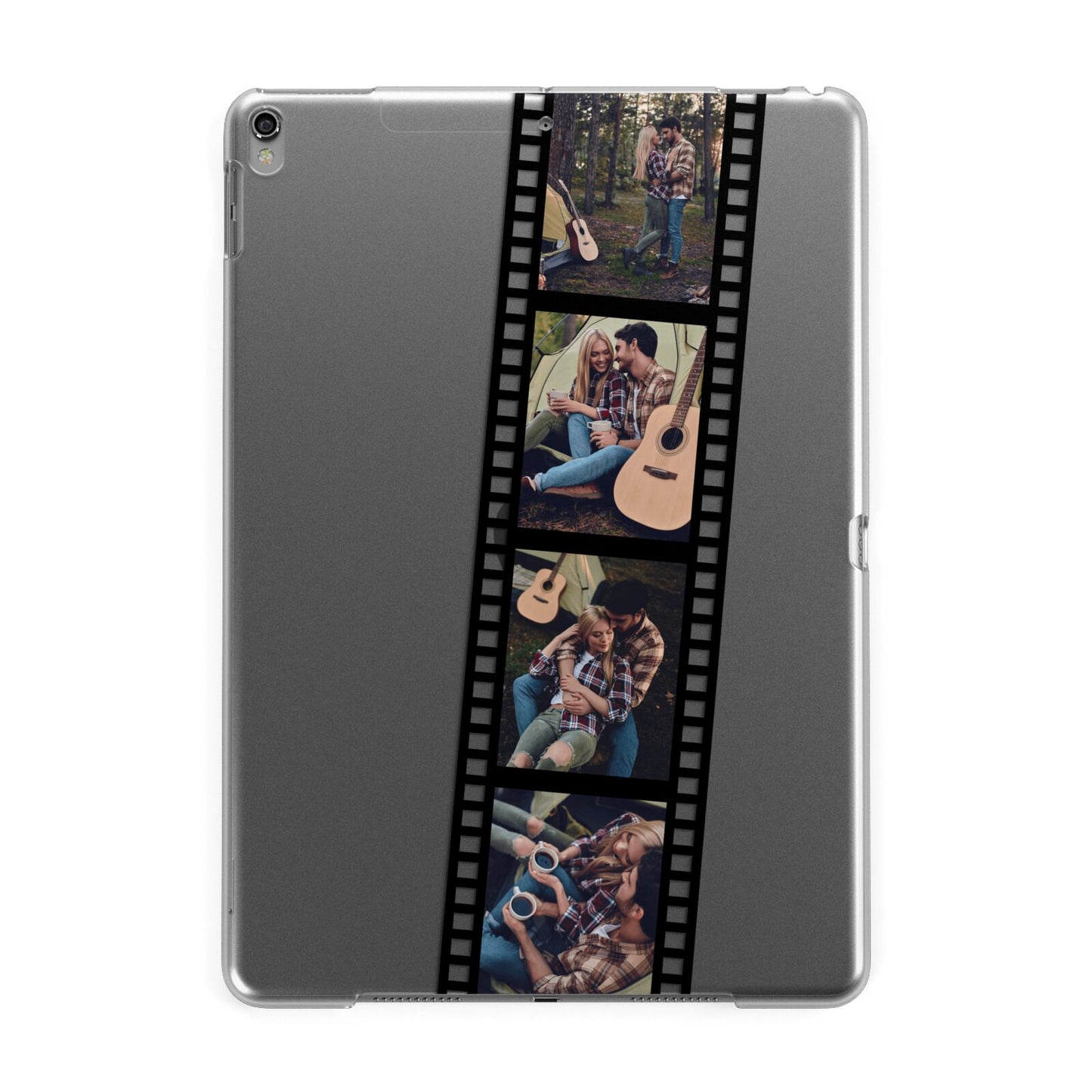Personalised Camera Film Photo Apple iPad Grey Case