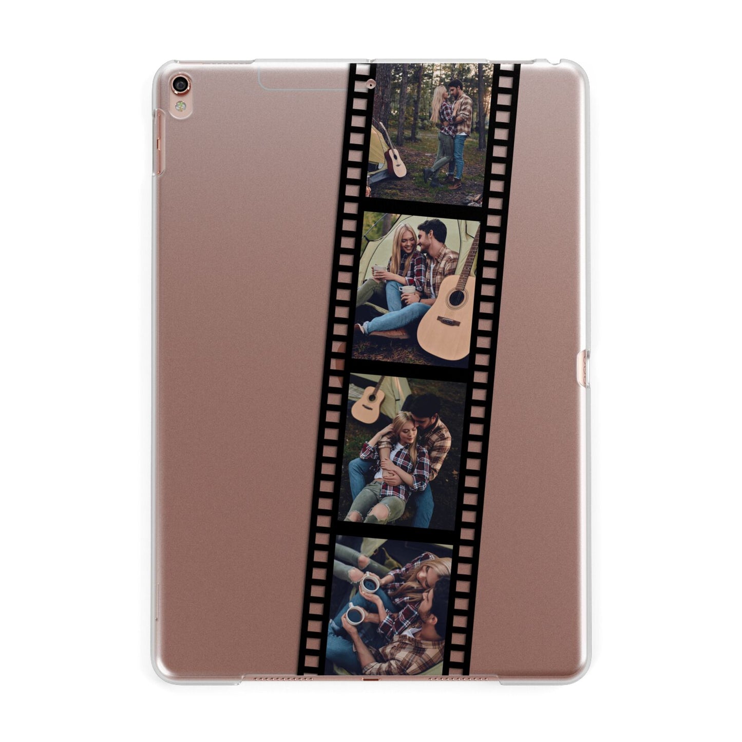 Personalised Camera Film Photo Apple iPad Rose Gold Case