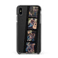 Personalised Camera Film Photo Apple iPhone Xs Max Impact Case Black Edge on Black Phone