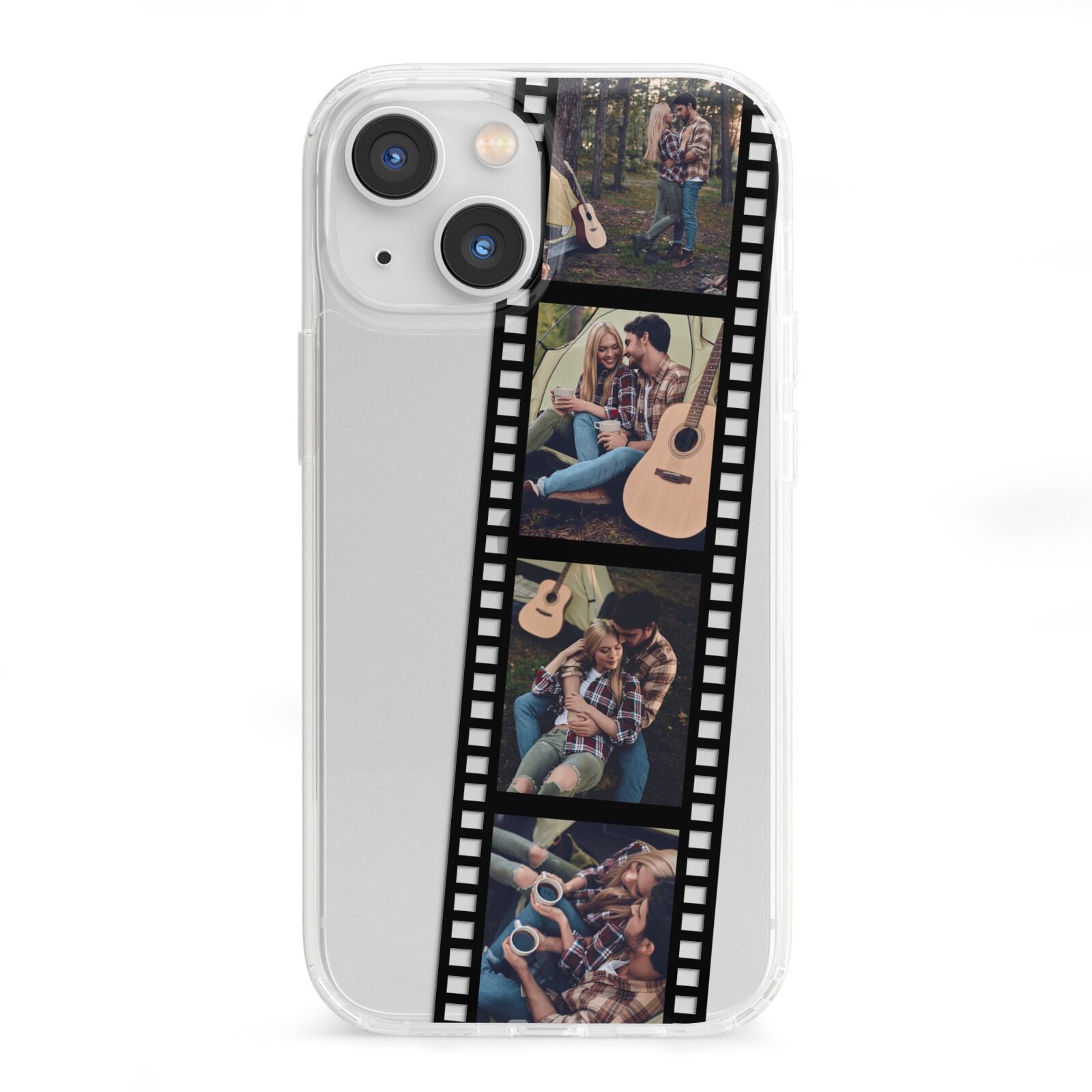 Personalised Camera Film Photo iPhone 13 Mini Clear Bumper Case