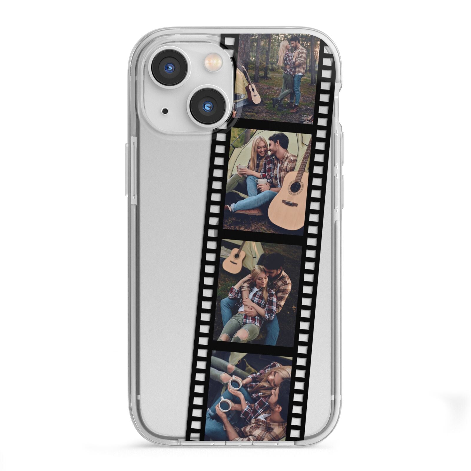 Personalised Camera Film Photo iPhone 13 Mini TPU Impact Case with White Edges