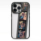 Personalised Camera Film Photo iPhone 13 Pro Black Impact Case on Silver phone