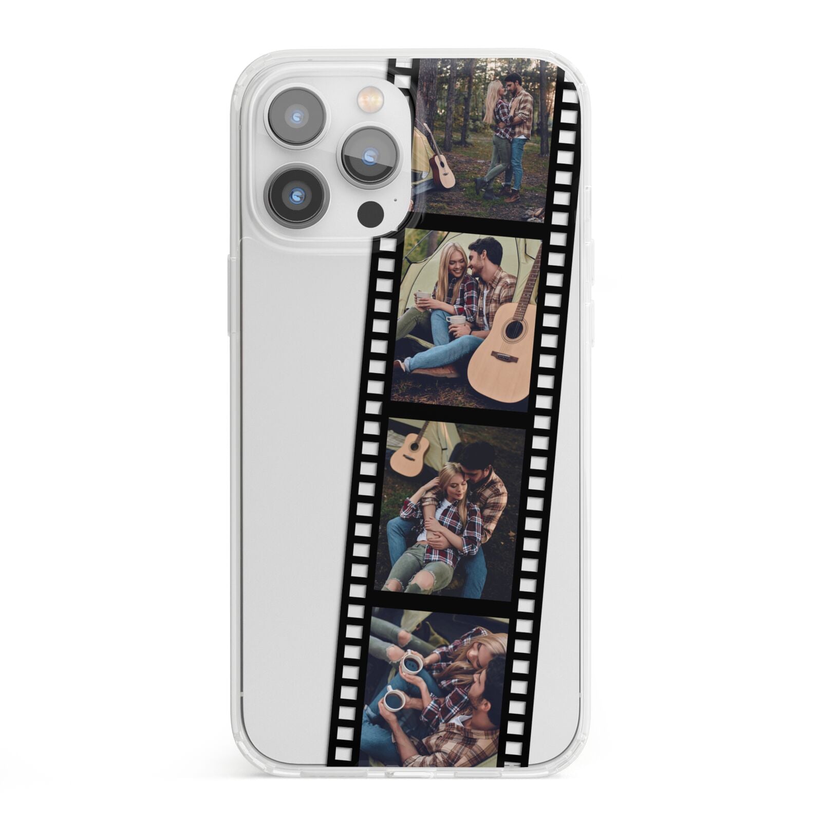 Personalised Camera Film Photo iPhone 13 Pro Max Clear Bumper Case