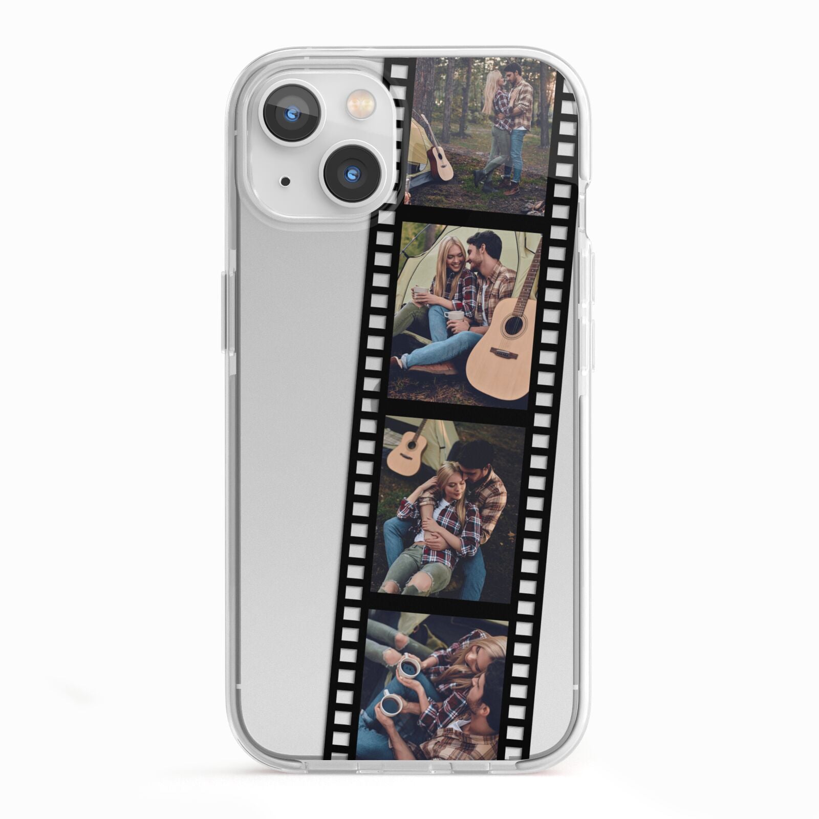 Personalised Camera Film Photo iPhone 13 TPU Impact Case with White Edges