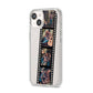 Personalised Camera Film Photo iPhone 14 Clear Tough Case Starlight Angled Image