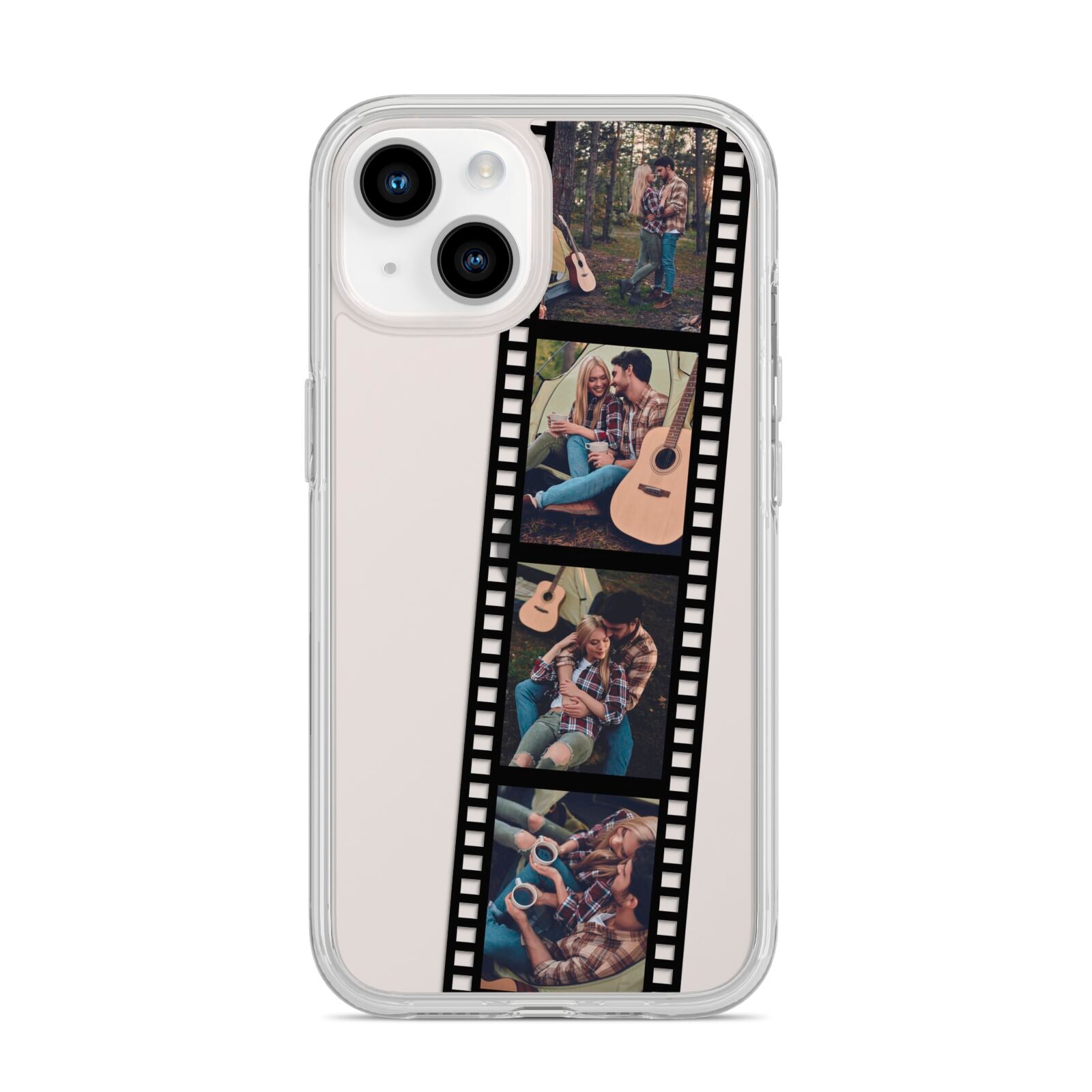 Personalised Camera Film Photo iPhone 14 Clear Tough Case Starlight