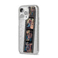 Personalised Camera Film Photo iPhone 14 Pro Max Glitter Tough Case Silver Angled Image