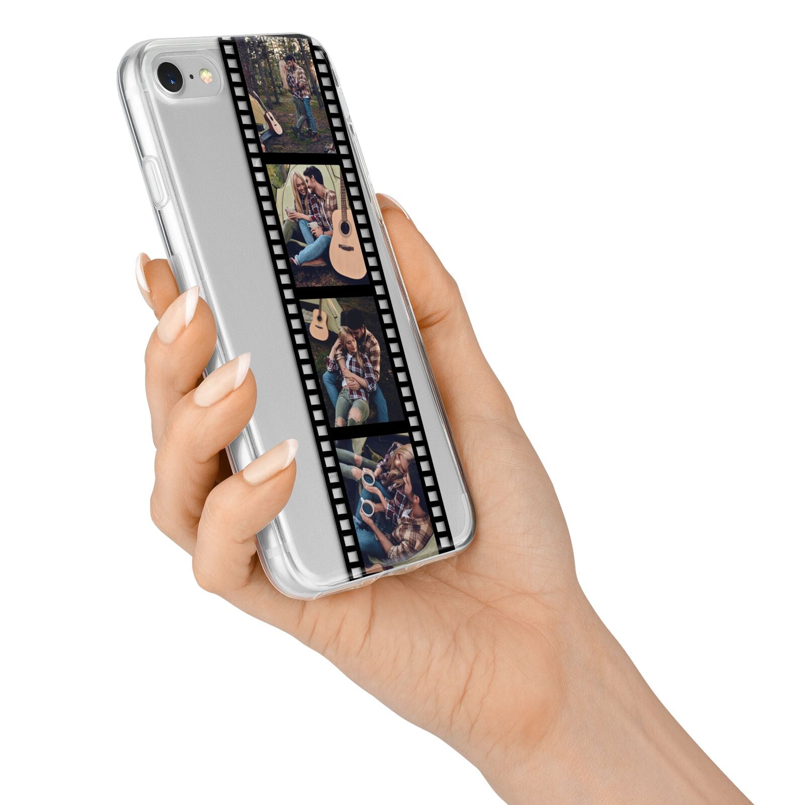 Personalised Camera Film Photo iPhone 7 Bumper Case on Silver iPhone Alternative Image