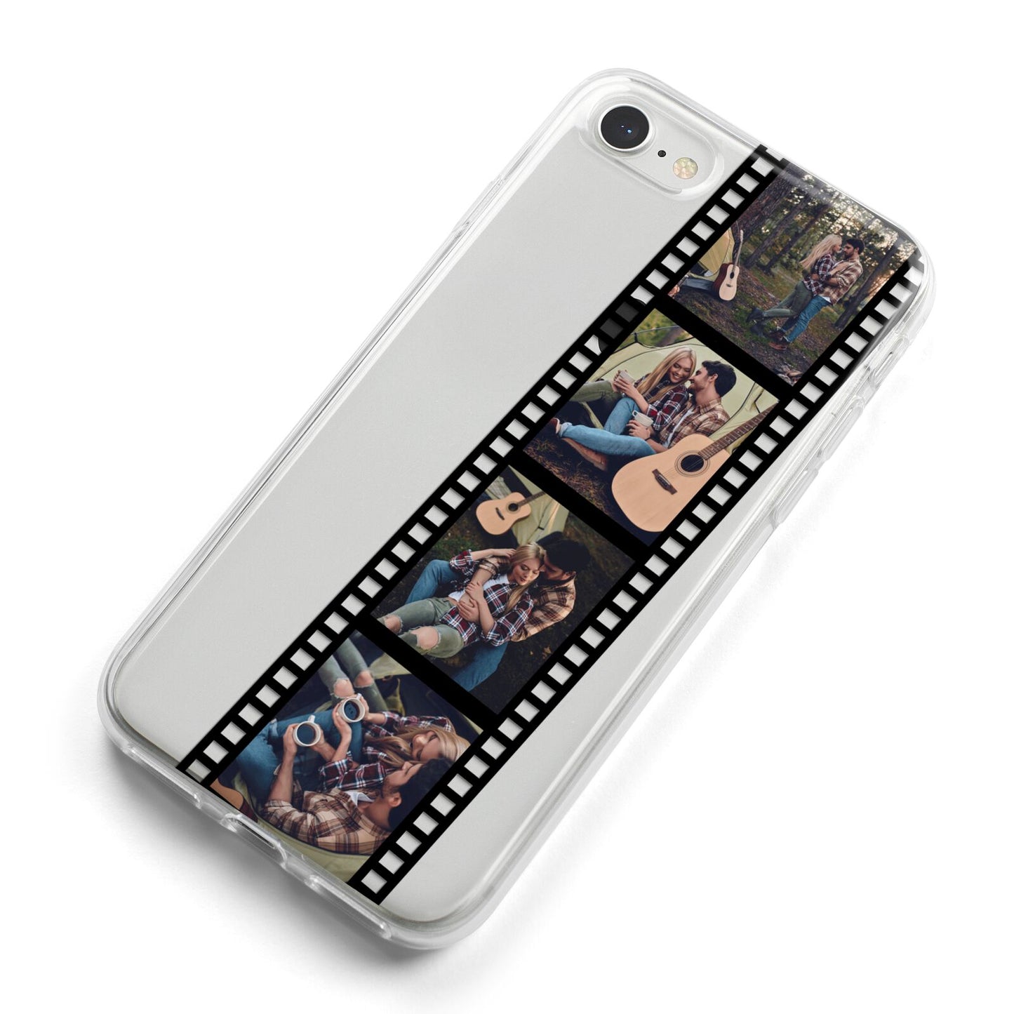 Personalised Camera Film Photo iPhone 8 Bumper Case on Silver iPhone Alternative Image