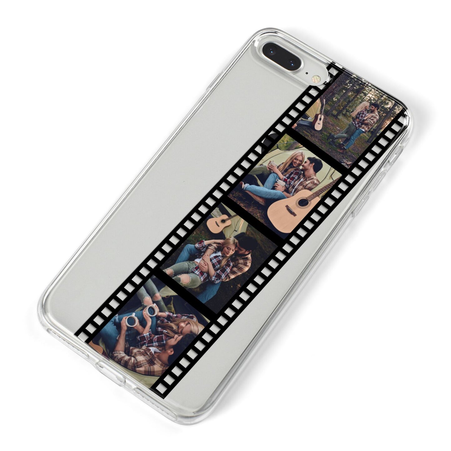 Personalised Camera Film Photo iPhone 8 Plus Bumper Case on Silver iPhone Alternative Image
