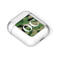 Personalised Camouflage AirPods Case Laid Flat