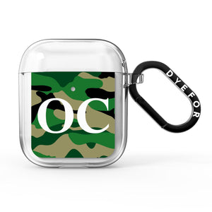 Personalised Camouflage AirPods Case