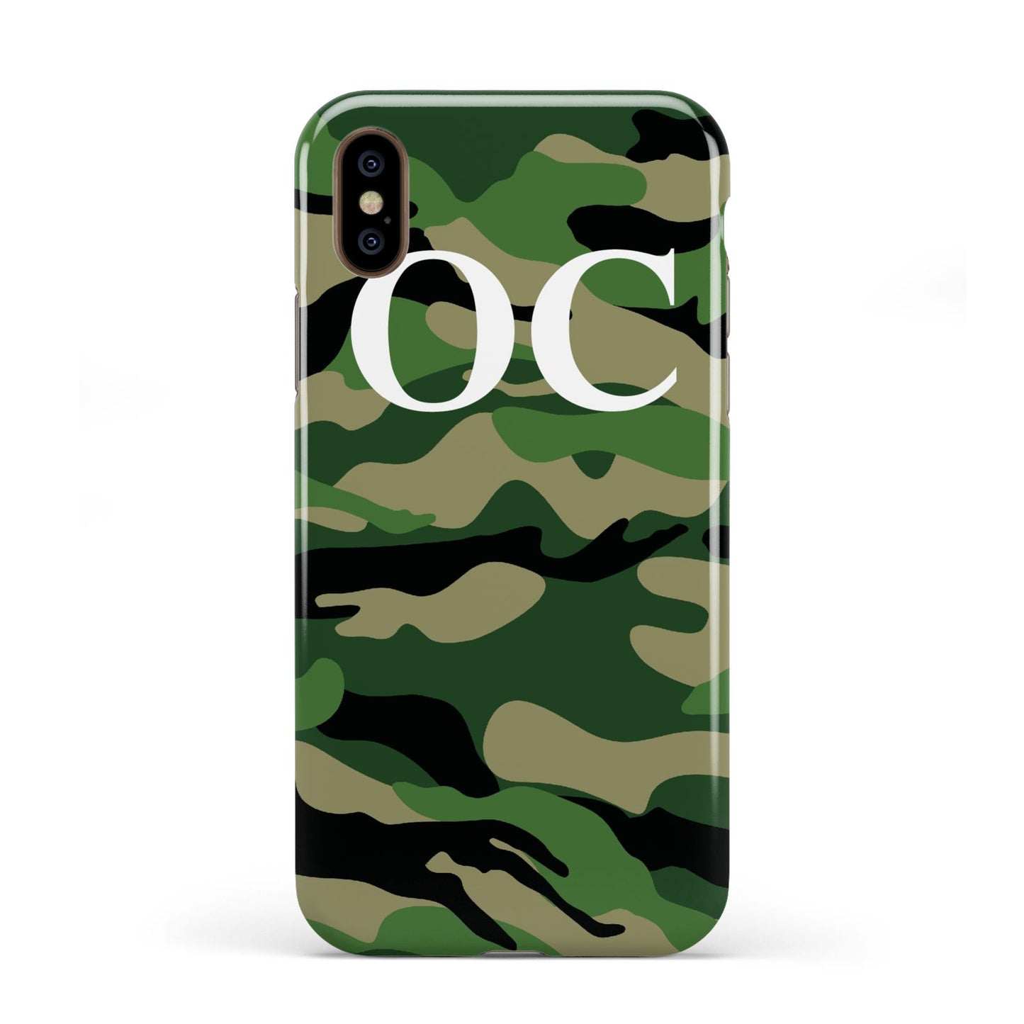 Personalised Camouflage Apple iPhone XS 3D Tough