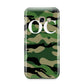 Personalised Camouflage Samsung Galaxy A3 2017 Case on gold phone