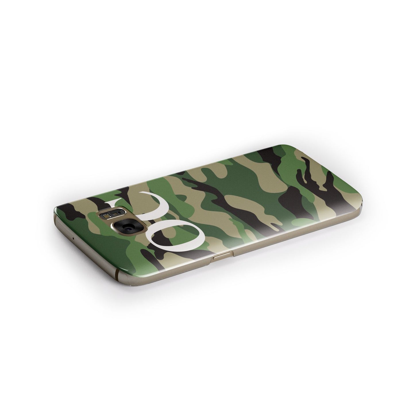 Personalised Camouflage Samsung Galaxy Case Side Close Up