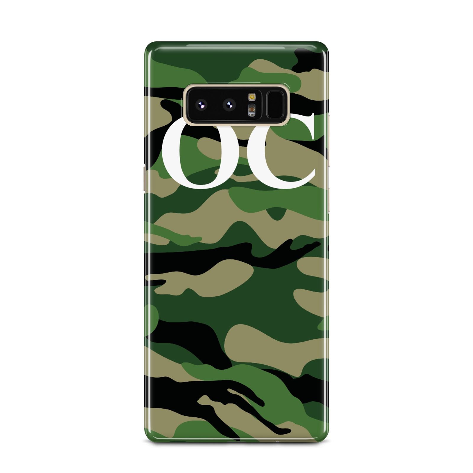 Personalised Camouflage Samsung Galaxy Note 8 Case