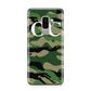 Personalised Camouflage Samsung Galaxy S9 Plus Case on Silver phone