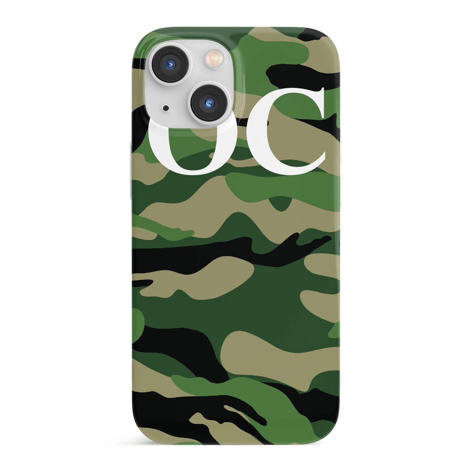 Personalised Camouflage iPhone 13 Mini Full Wrap 3D Snap Case