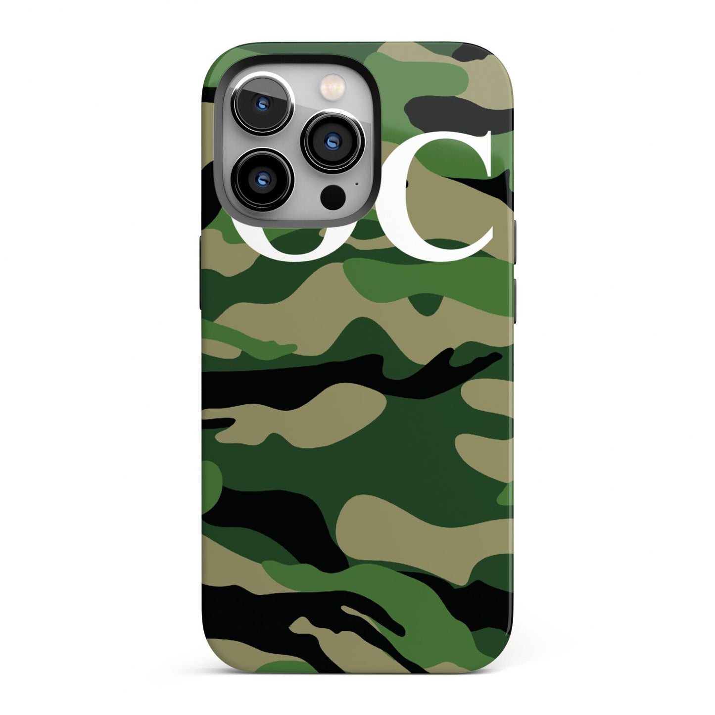 Personalised Camouflage iPhone 13 Pro Full Wrap 3D Tough Case