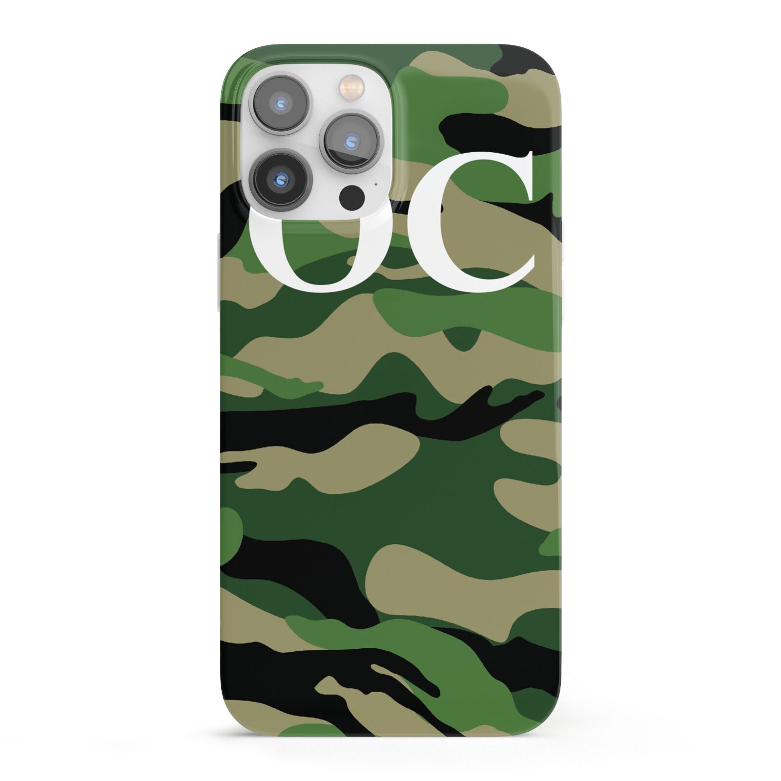 Personalised Camouflage iPhone 13 Pro Max Full Wrap 3D Snap Case