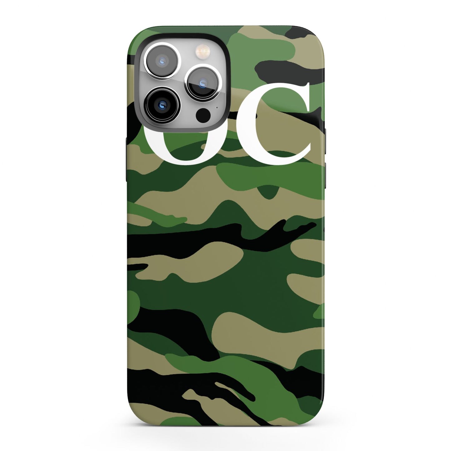Personalised Camouflage iPhone 13 Pro Max Full Wrap 3D Tough Case