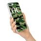 Personalised Camouflage iPhone 7 Plus Bumper Case on Silver iPhone Alternative Image