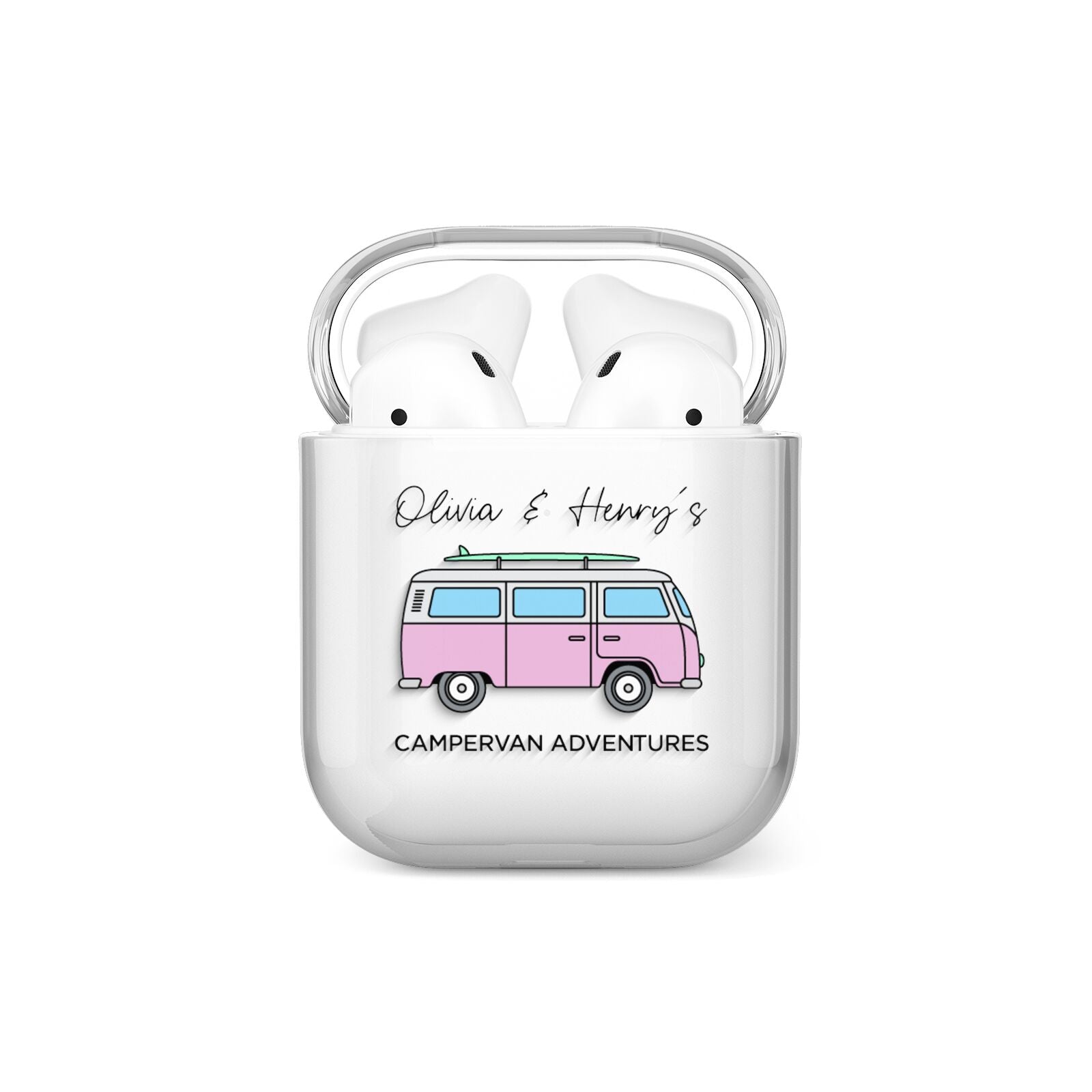 Personalised Campervan Adventures AirPods Case