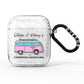 Personalised Campervan Adventures AirPods Glitter Case