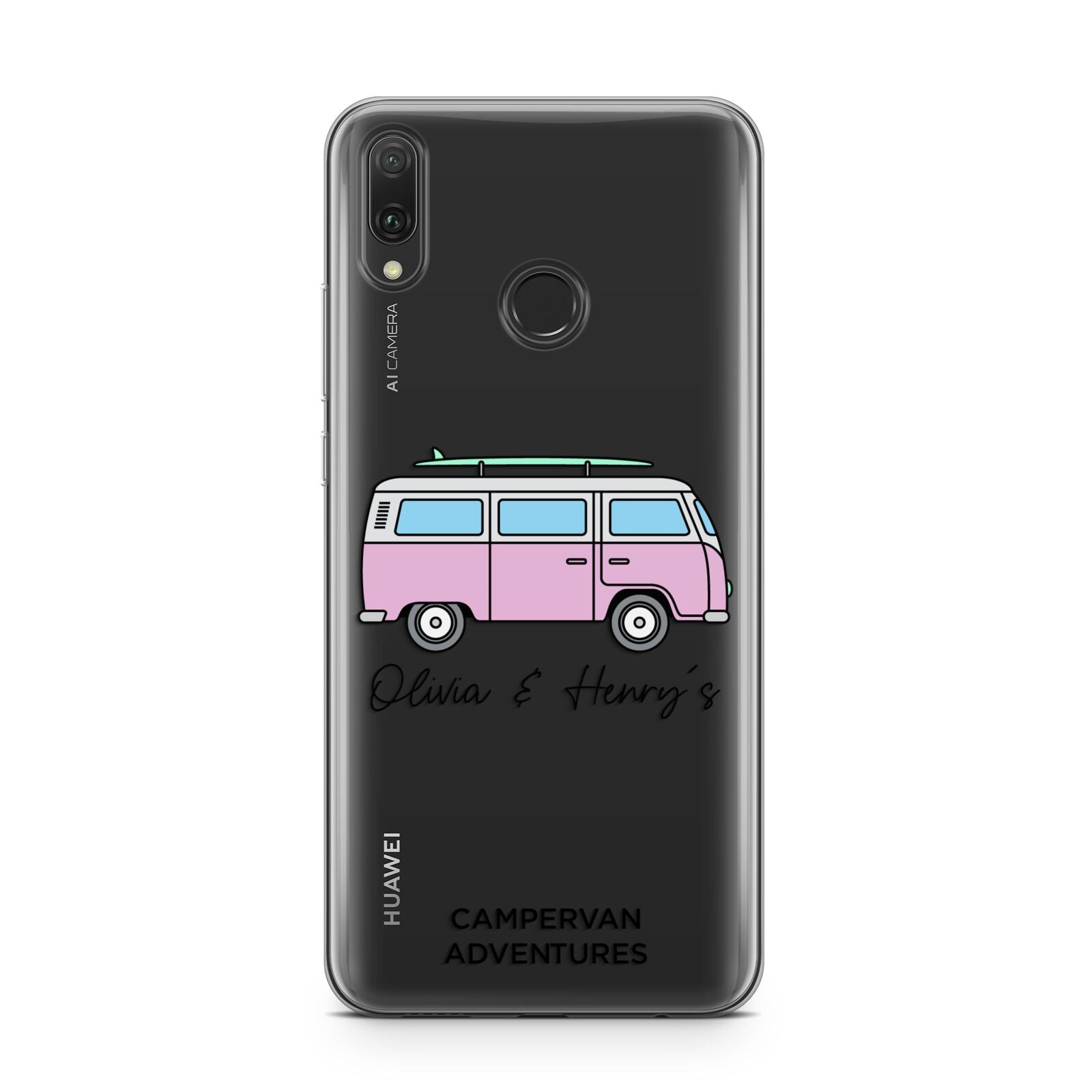 Personalised Campervan Adventures Huawei Y9 2019