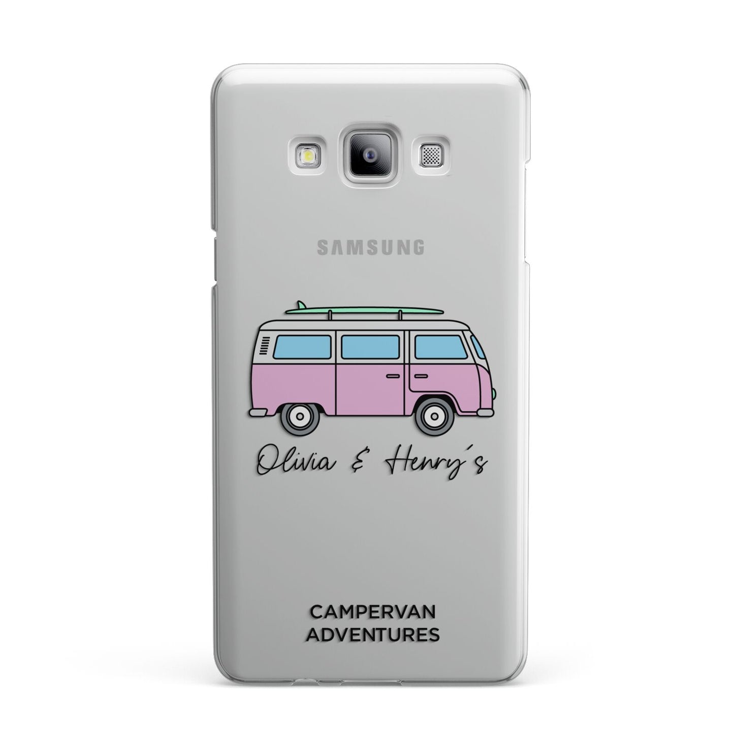 Personalised Campervan Adventures Samsung Galaxy A7 2015 Case