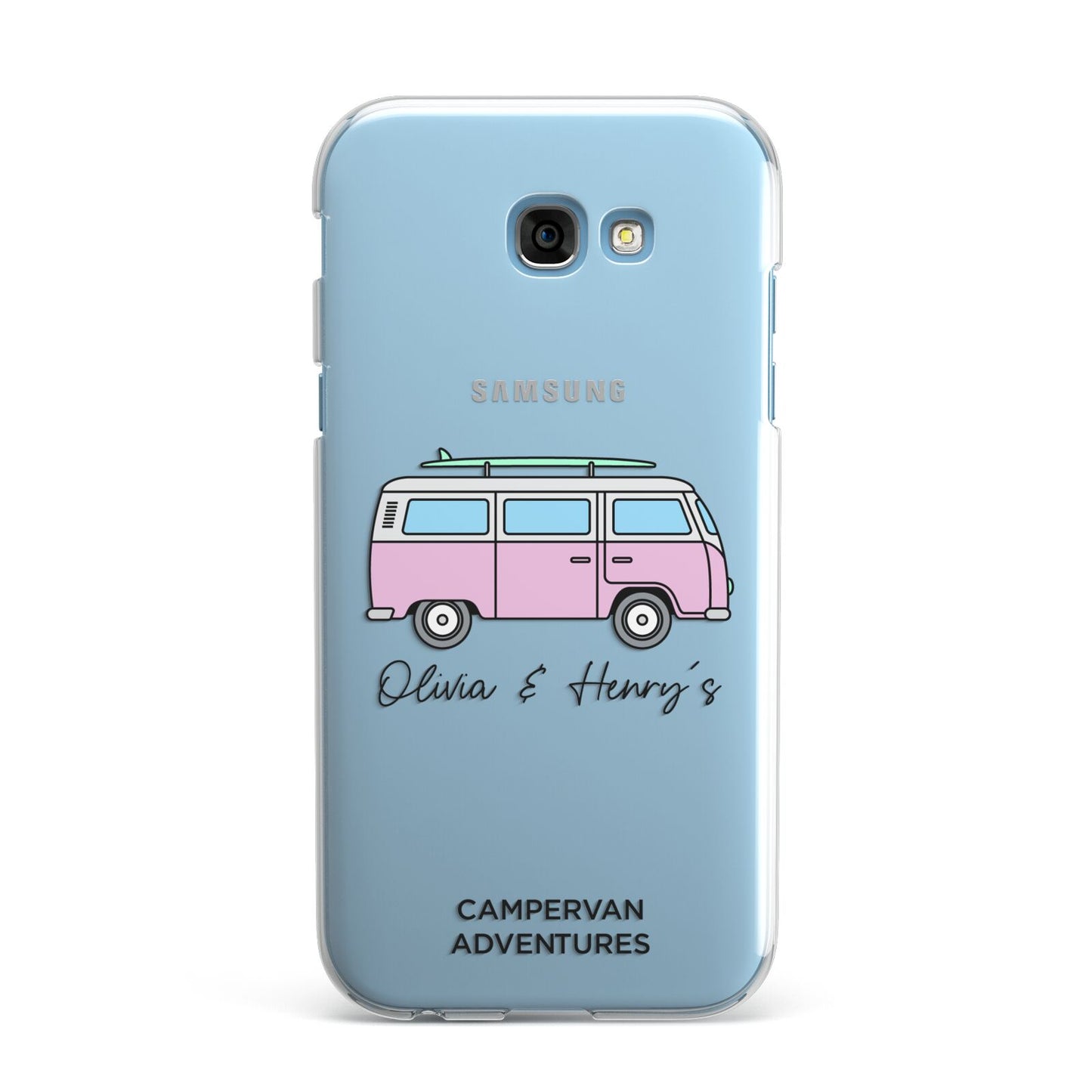 Personalised Campervan Adventures Samsung Galaxy A7 2017 Case
