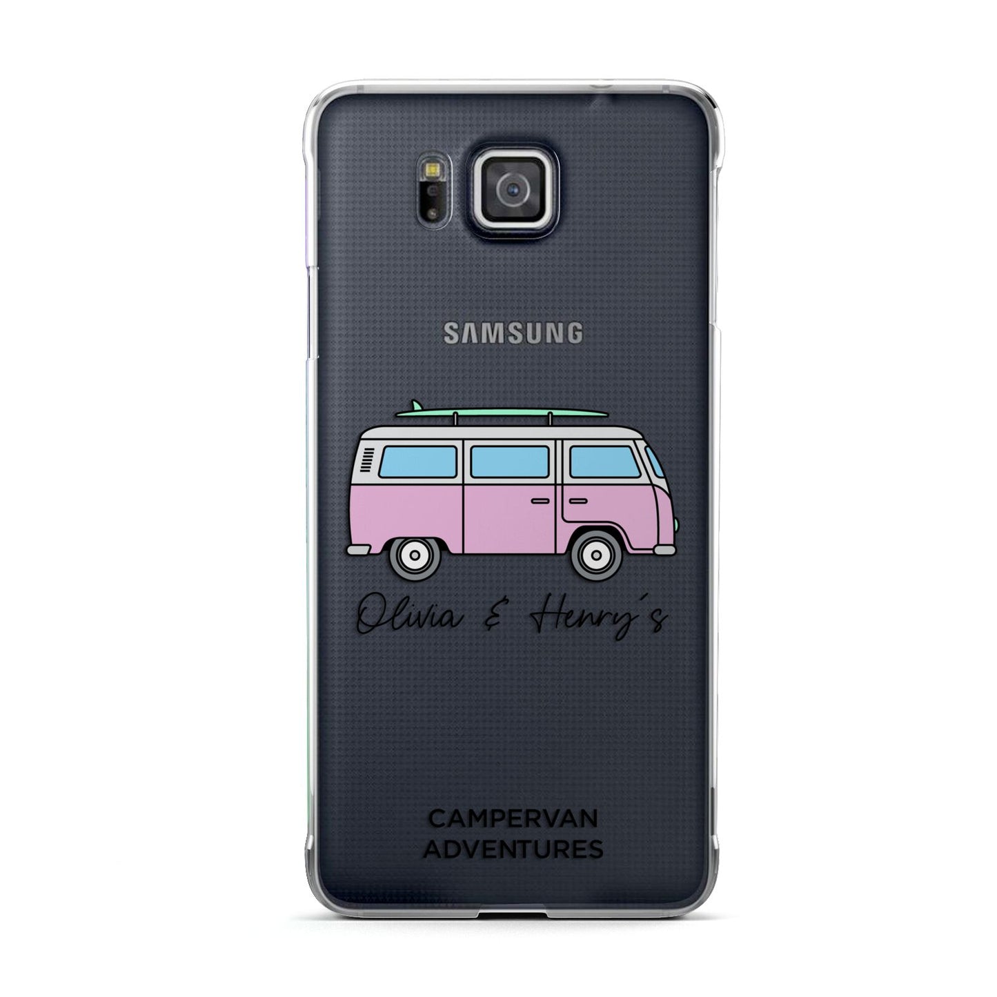Personalised Campervan Adventures Samsung Galaxy Alpha Case