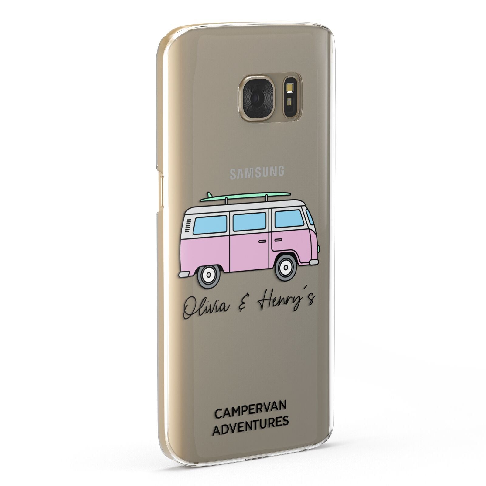 Personalised Campervan Adventures Samsung Galaxy Case Fourty Five Degrees